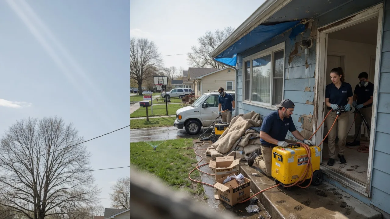 Basement Flood Cleanup in Servia, IN near me
